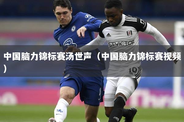中国脑力锦标赛汤世声(中国脑力锦标赛视频)
