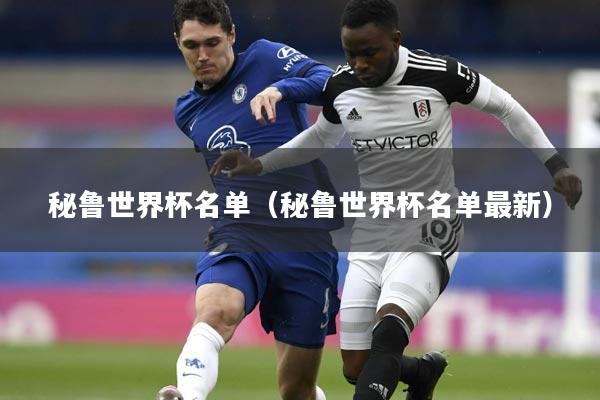 秘鲁世界杯名单（秘鲁世界杯名单最新）